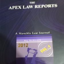 Apex Law Reports , Vol 1
