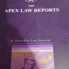 Apex Law Reports, Vol 4