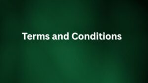 Terms and Conditions